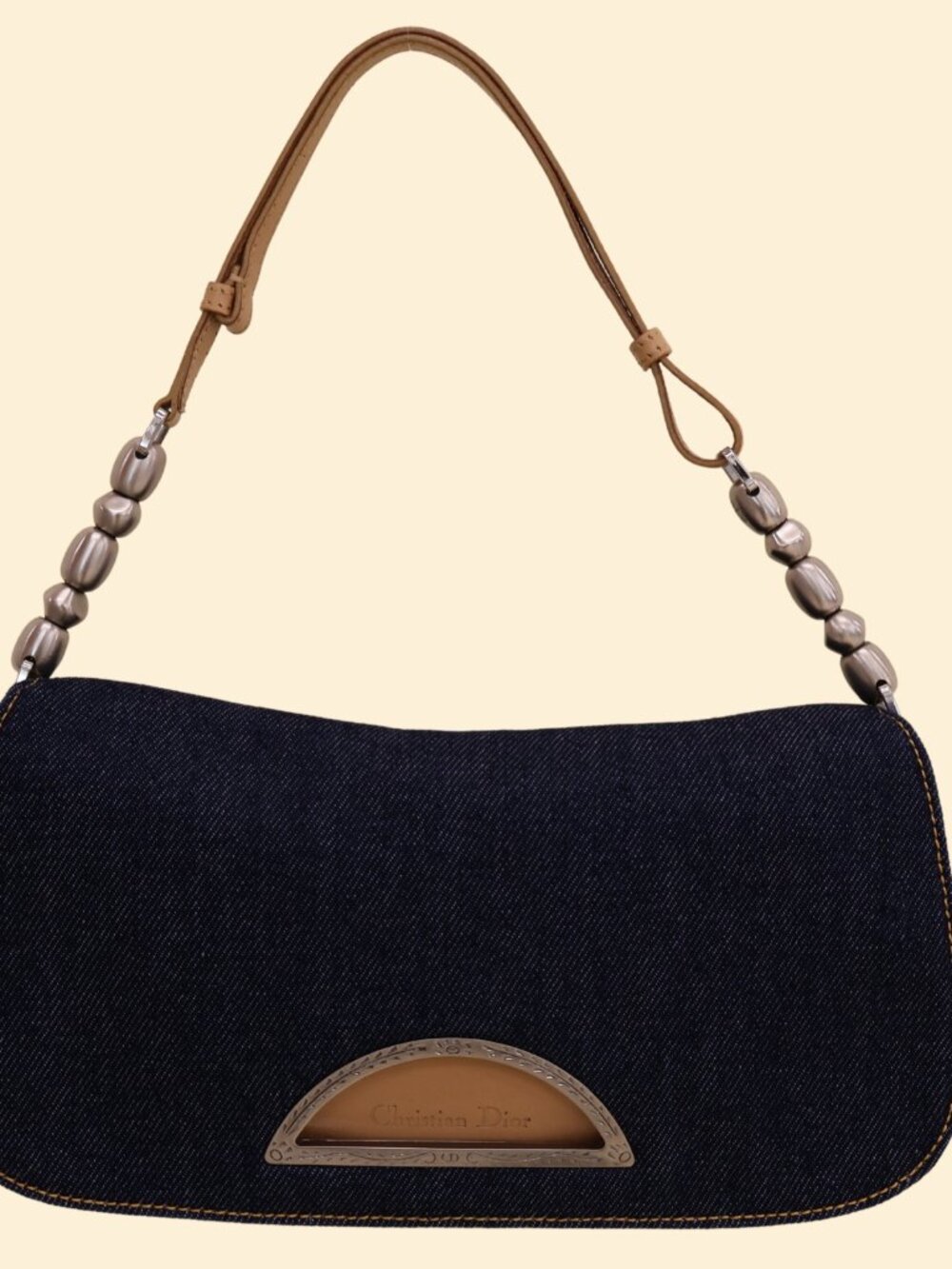 Christian Dior Malice Denim Shoulder Bag